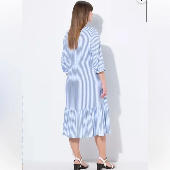 Ulla Popken Striped Shirtdress - Picture 6 of 7
